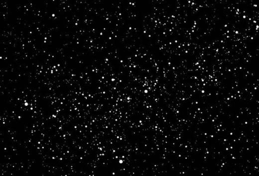 Stjernebilledet Svanen, som det tager sig ud et sted uden lysforurening, dvs. et sted, hvor man kan se stjerner så svage som magnitude 7.